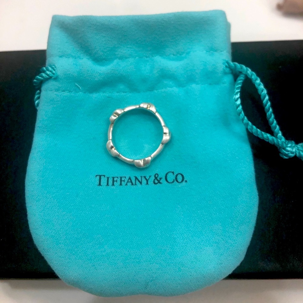 Tifffany & Co. signature X sterling silver ring